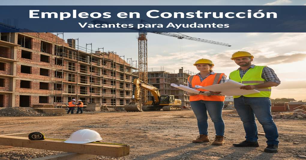 Empleos en Construcción: Vacantes para Ayudantes
